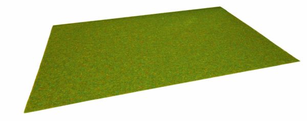 4 Mini-Tapis, type Gazon pré de fleurs NOCH 00008, 450x300mm