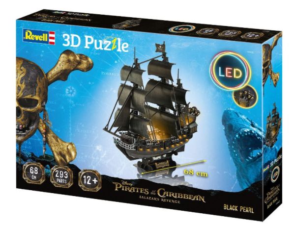 REV00155 - Black Pearl puzzle 3D avec éclairage - 1