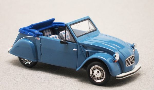 FRANS0018 - CITROEN 2CV Sarhy cabriolet ouvert 1954 bleu – Limitée à 250 ex. - 1