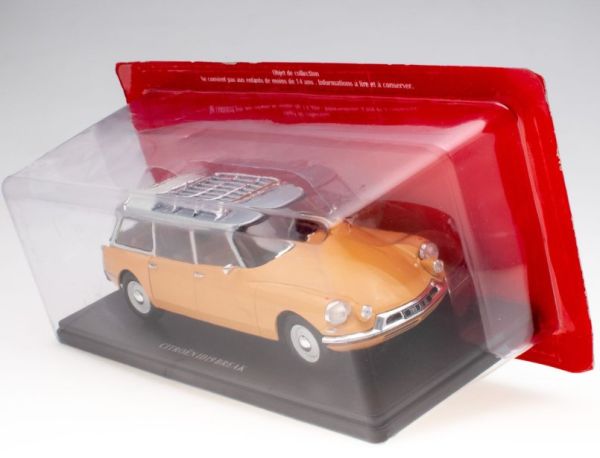 Miniature CITROEN ID19 break 1958 jaune IXO G111V002