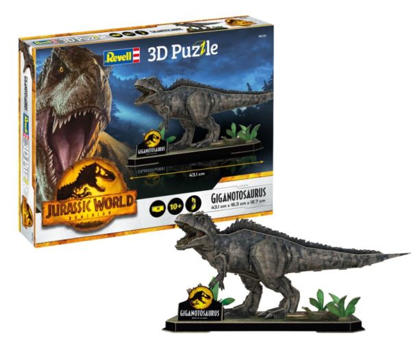 REV00240 - Puzzle 3D 50 Pièces Giganotosaurus Jurassic World - 1