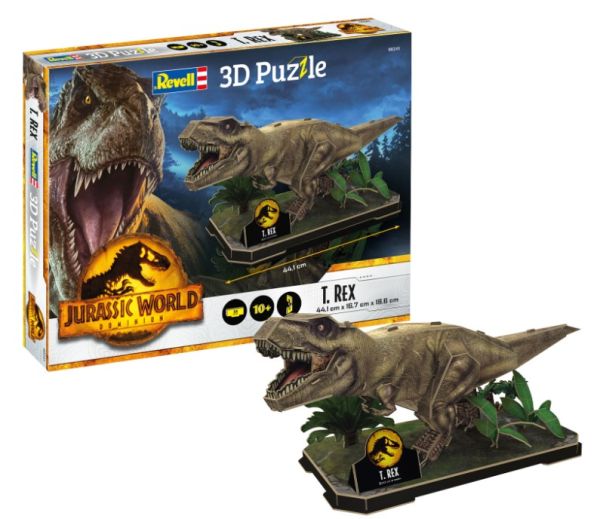 REV00241 - Puzzle 3D 50 Pièces T-Rex Jurassic World - 1