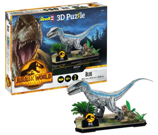 REV00243 - Puzzle 3D 50 Pièces Blue Jurassic World - 1