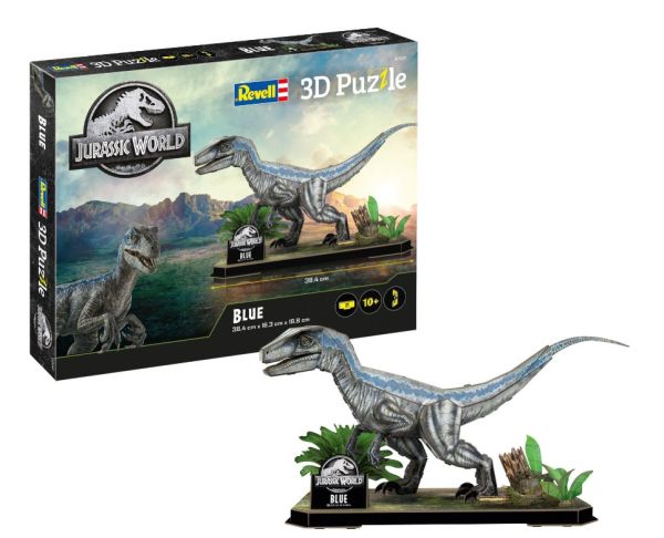 REV00247 - Puzzle 3D 57 Pièces - JURASSIC WORLD - Blue - 1