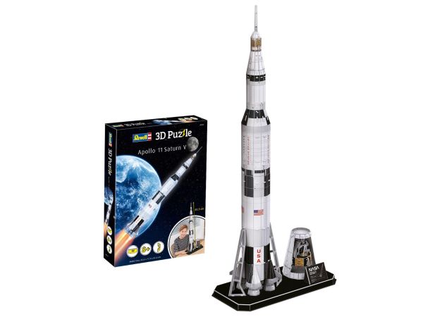 REV00250 - Puzzle 3D 136 pièces APOLLO 11 Saturn V - 1