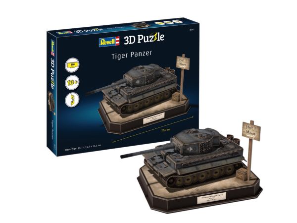 REV00252 - Puzzle 3D 200 Pièces Char TIGER I Panzer - 1