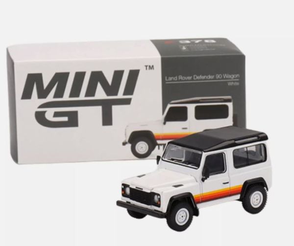 MGT00378-R - LAND ROVER Defender 90 wagon RHD Blanc - 1