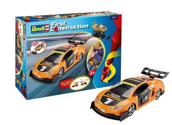 REV00911 - Voiture de course orange à assembler - 1