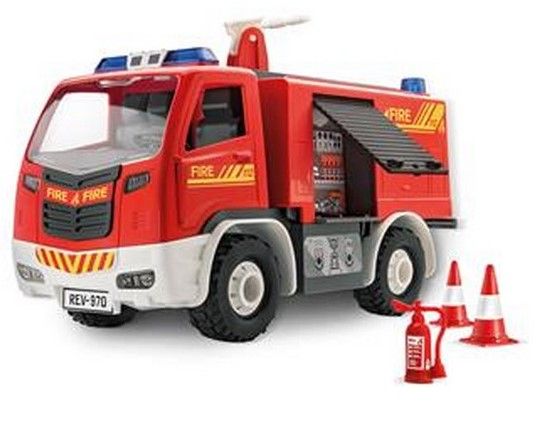 REV00915 - Camion de pompier RC avec son à assembler - 1
