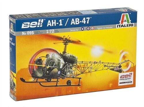 ITA0095 - Hélicoptère militaire BELL AH-1 / AB-47 à assembler et à peindre - 1