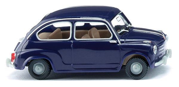 WIK009907 - FIAT 600 Bleu foncé - 1
