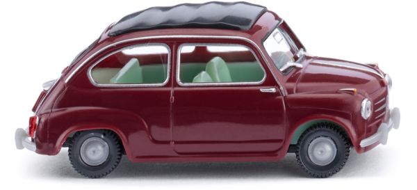 WIK009908 - FIAT 600 Rouge foncé - 1