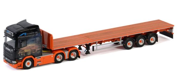 WSI01-3089 - SCANIA R Highline CR20H 6x4 avec plateau 3 Essieux ELEMENT OG SPESIALTRANSPORT AS - 1