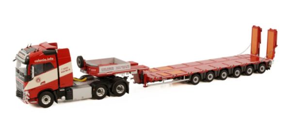 WSI01-3581 - VOLVO FH04 GL 6x4 avec porte engins 6 essieux COLONIA - 1