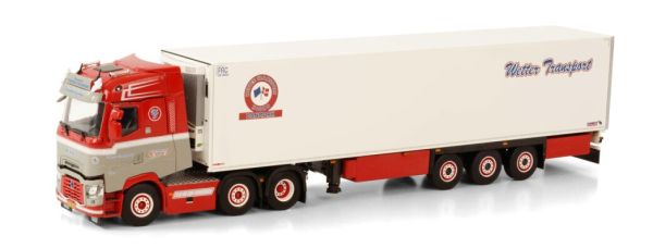 WSI01-3695 - RENAULT T HIGH 6X2 remorque frigorifique 3 essieux TWIN STEER - 1