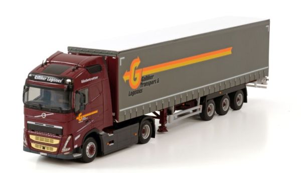 WSI01-3758 - Camion avec remorque bâchée du transporteur A.DE LAAT - SCANIA 140 4x2 - 1