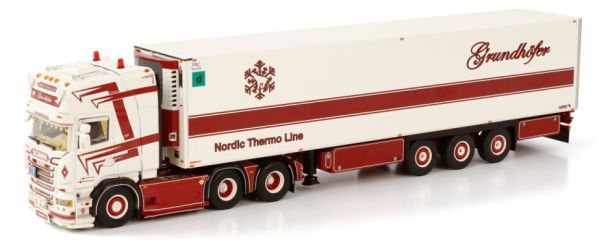 WSI01-3789 - SCANIA R13 Topline 6x4 avec remorque frigo 3 Essieux GRUNDHÖFER - 1