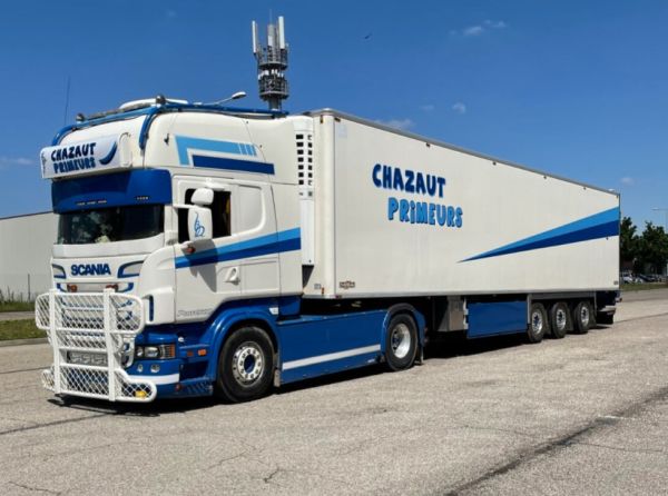 WSI01-3811 - SCANIA R6 TOPLINE 4x2 semi remorque 3 essieux CHAZAUT PRIMEURS - 1