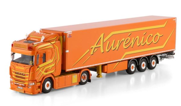WSI01-4704 - SCANIA R Normal CS20N 4x2 avec remorque frigo 3 Essieux AURENICO - 1