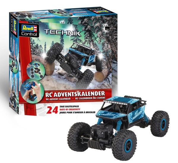 REV01061 - Calendrier de l'avent 2025 Crawler bleu Radiocommandé à assembler - 1