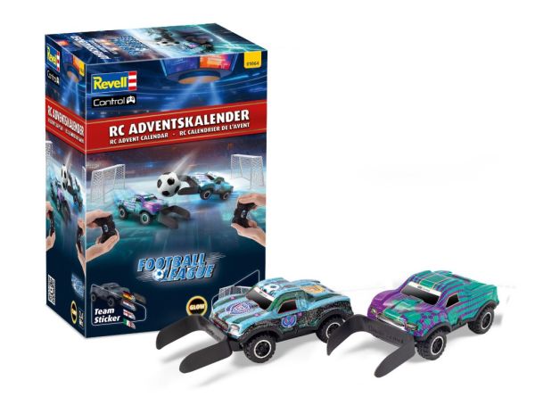 REV01064 - Calandrier de l'avent RC 2 voitures FootballLeague - 1
