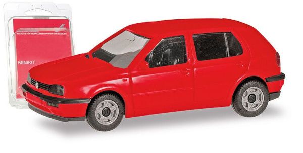 HER012355-010 - VOLKSWAGEN Golf III rouge - 1