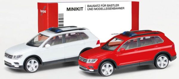 2 x VOLKSWAGEN Tiguan Blanc et rouge – En Kit