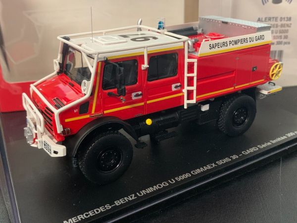 ALERTE0138 - MERCEDES UNIMOG U5000 Gimaex SDIS 30 - GARD rouge - 1