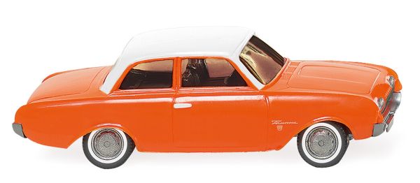 WIK020001 - FORD 17M Orange avec toit blanc - 1