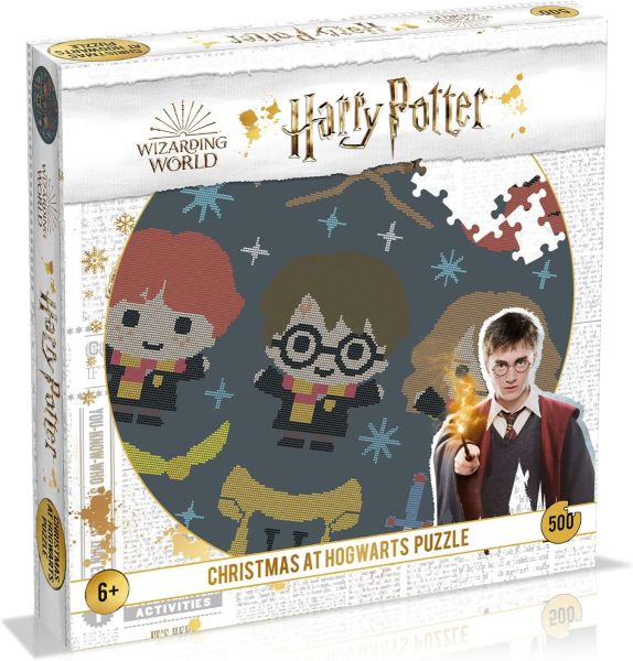 WIN02055 - Puzzle 500 Pièces HARRY POTTER – Un Noël à Poudlard - 1