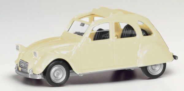 HER020824-007 - CITROEN 2CV avec toit ouvert Beige - 1