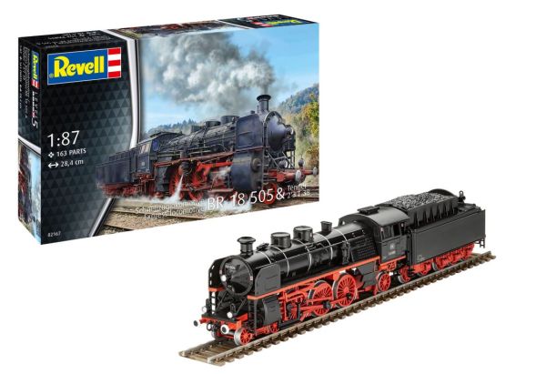 REV02167 - Locomotive BR 18 505 avecTender 2'3' T38 à assembler et à peindre - 1