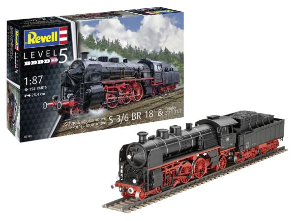 REV02168 - Express Locomotive  S3/6 BR18 à assembler et à peindre - 1