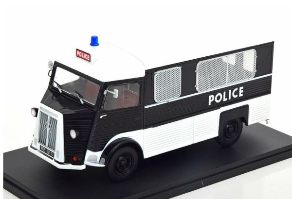 G111V022 - CITROEN TYPE H Police 1960 noir et blanc - 1