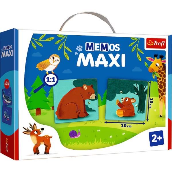 TRF02268 - Maxi Mémo Les animaux et leur bébé | dés 2 ans - 1