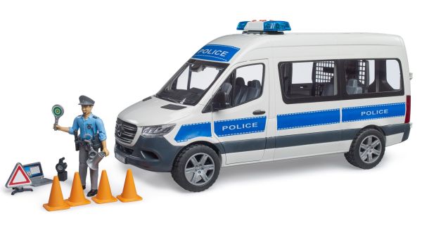 BRU2683 - MERCEDES-BENZ Sprinter Police avec policier et accessoires - 1