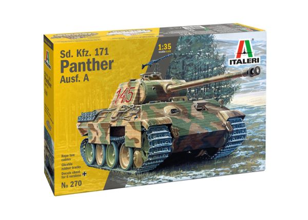 ITA0270 - Char Sd.Kfz.171 Panther  Ausf.A à assembler et à peindre - 1