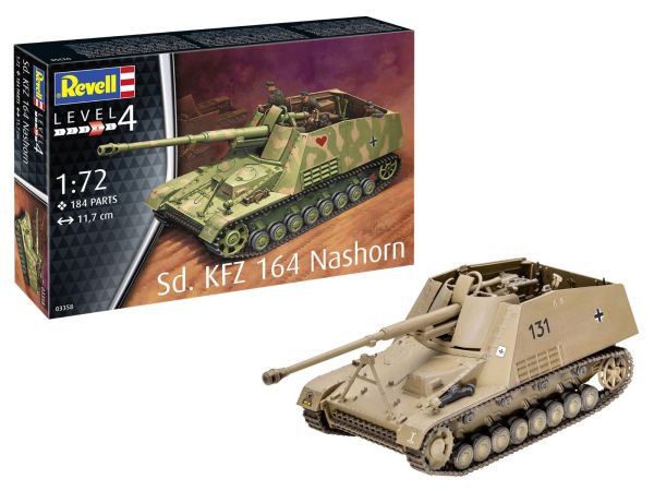 REV03358 - Char Sd.Kfz. 164 Nashorn à assembler et à peindre - 1