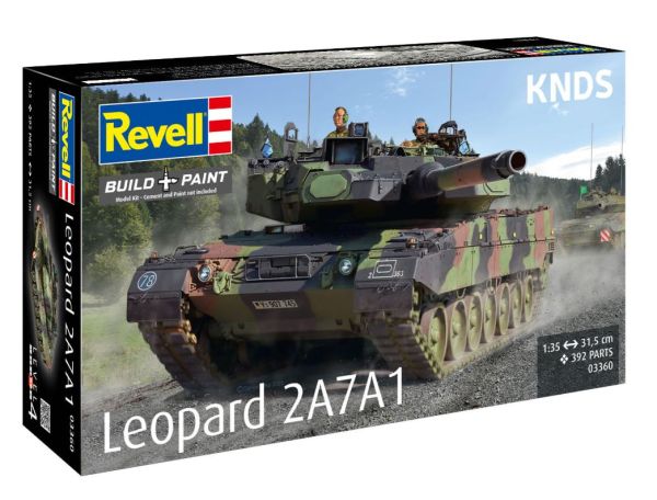 REV03360 - Char LEOPARD 2A7A1 à assembler et à peindre - 1
