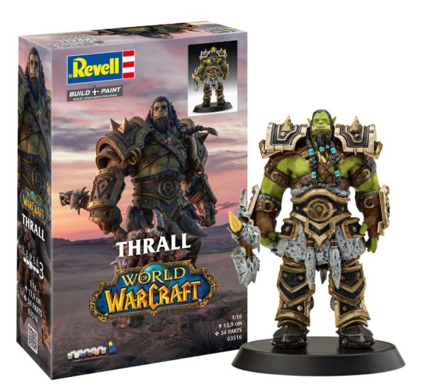 REV03516 - COFFRET CADEAU - The Orc Thrall - World of Warcraft avec peinture à assembler - 1