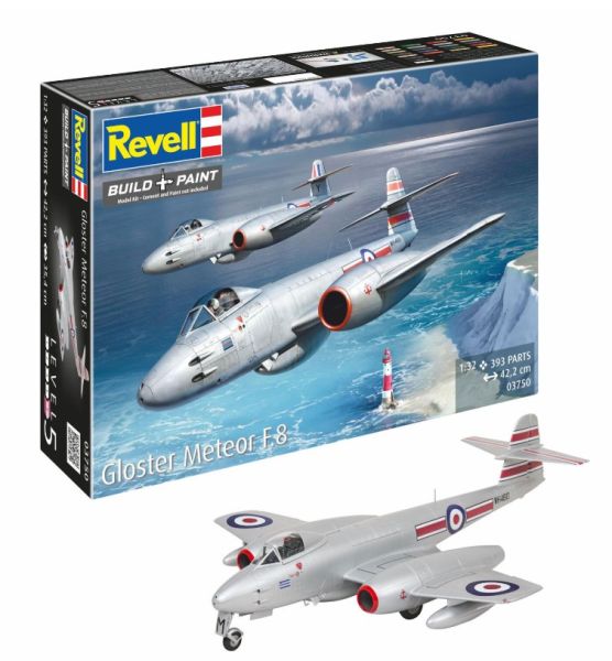 REV03750 - Avion militaire GLOSTER Meteor F.8 à assembler et à peindre - 1
