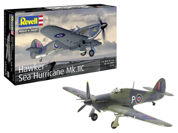 REV03768 - Avion militaire HAWKER Sea Hurricane Mk.IIC à assembler et à peindre - 1