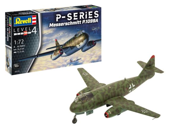 REV03774 - Avion militaire MESSERSCHMITT P.1099A - P-Series à assebmler et à peindre - 1