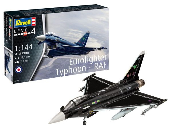 REV03796 - Avion de chasse Eurofighter Typhoon - RAF à assembler et à peindre - - 1