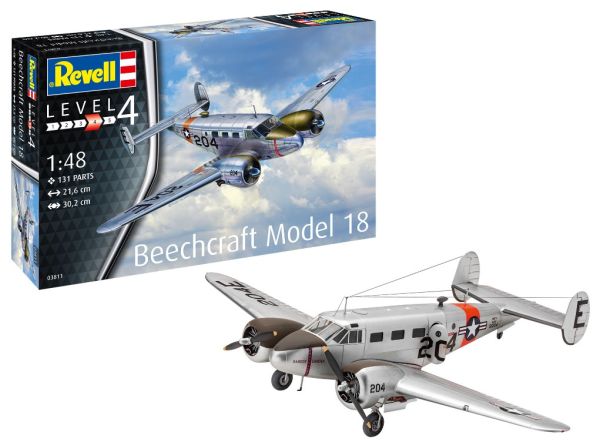 REV03811 - BEECHCRAFT Model 18 maquette a assembler et a peindre - 1