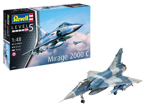 REV03813 - DASSAULT Mirage 2000C gris et bleu - 1