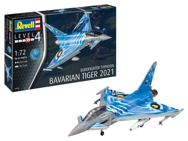REV03818 - Avion de chasse Eurofighter Typhoon Le tigre Bavarois 2021 - 1