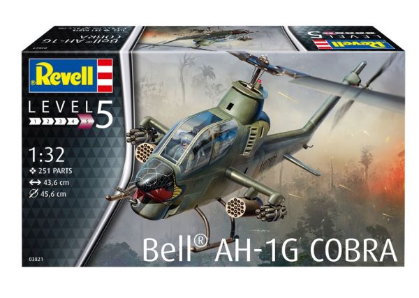 REV03821 - Hélicoptère AH-1G Cobra à assembler et à peindre - 1