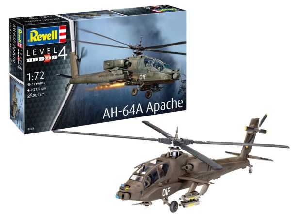 REV03824 - Hélicoptère AH-64A Apache à assembler et à peindre - 1