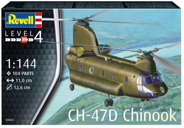 REV03825 - Hélicoptère CH-47D Chinook à assembler et à peindre - 1